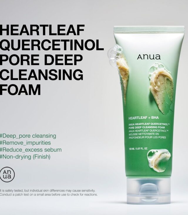 Anua Heartleaf + BHA Quercetinol Deep Cleansing Foam - Image 4