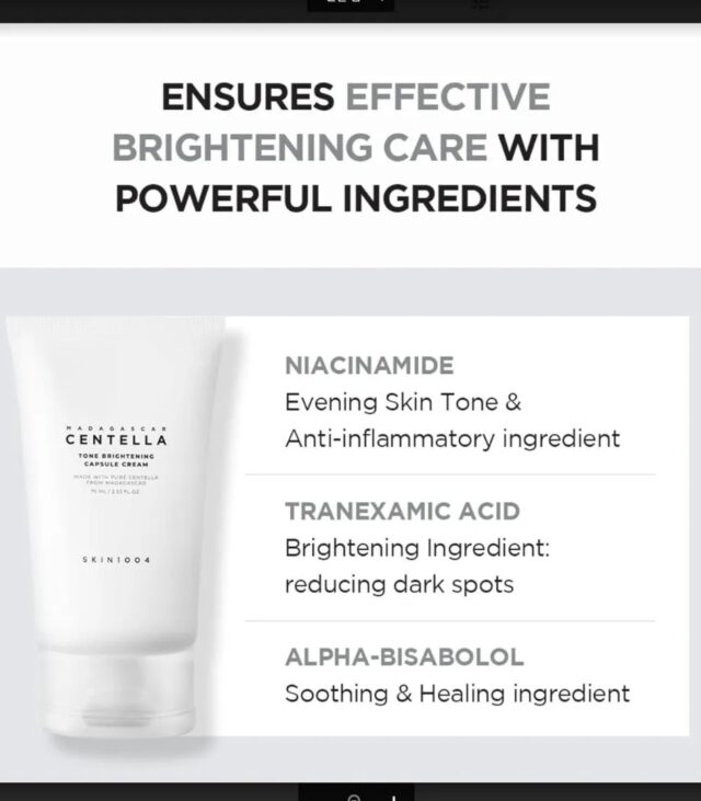 Skin 1004 Centella Tone Brightening Capsule Cream - Image 3