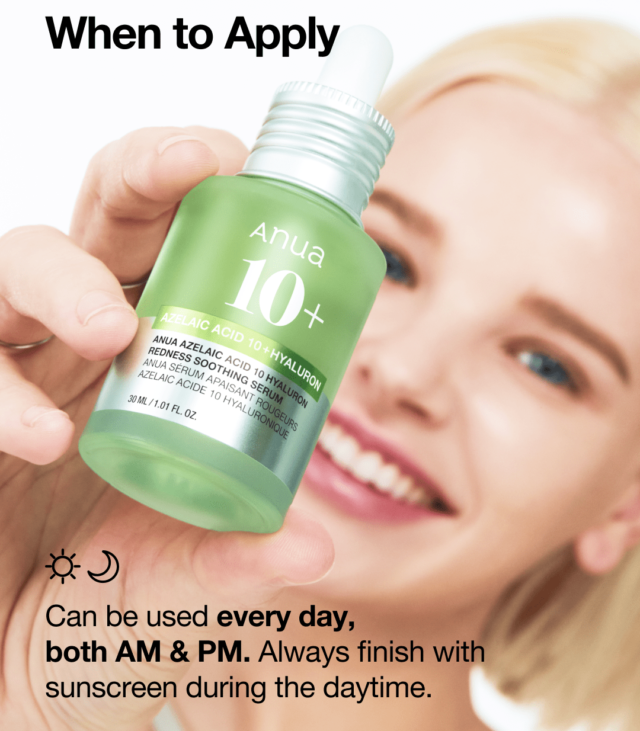 Anua azelaic 10 + Hyaluron Redness Soothing Serum - Image 7