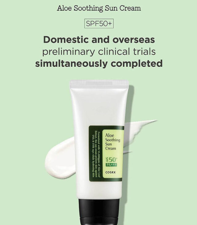 COSRX Aloe Smoothing Sun Cream 50 SPF+/ PA+++ - Image 2