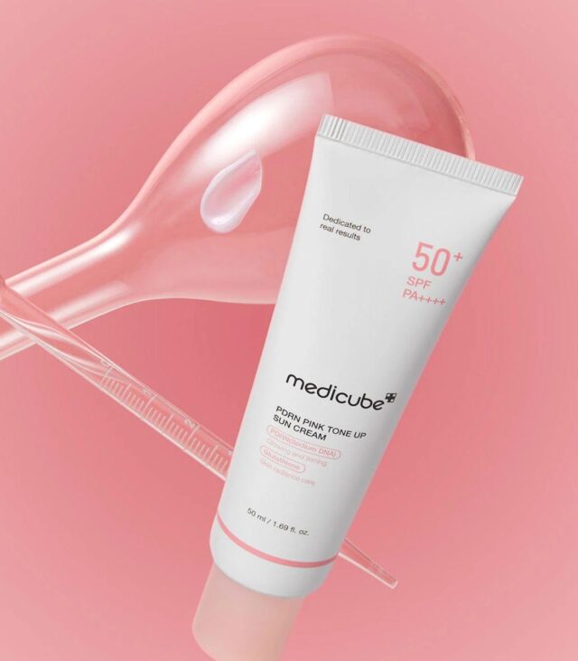 Medicube PDRN Pink Tone Up Sun Cream | Brightening & UV Protection - Image 4