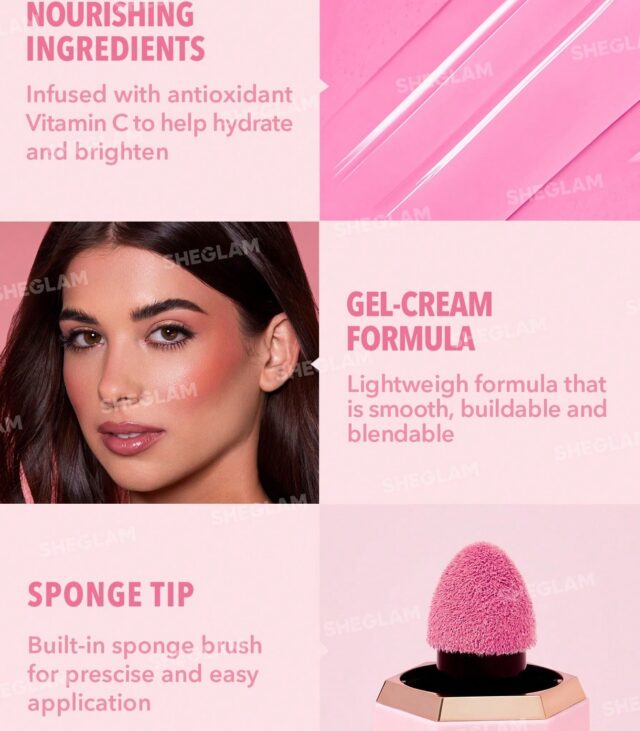 Sheglam Color Bloom Liquid Blush - Image 2