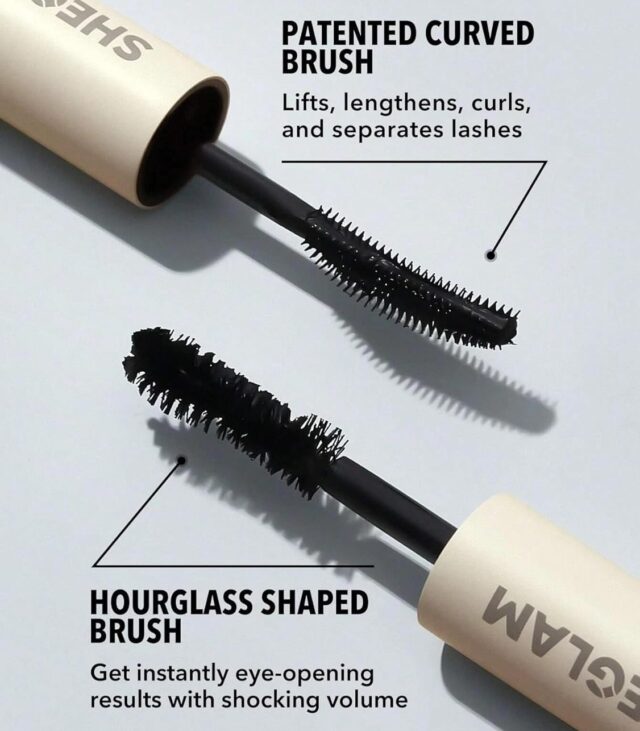 SHEGLAM 2-In-1 Black Volume & Length Washable Mascara - Image 2