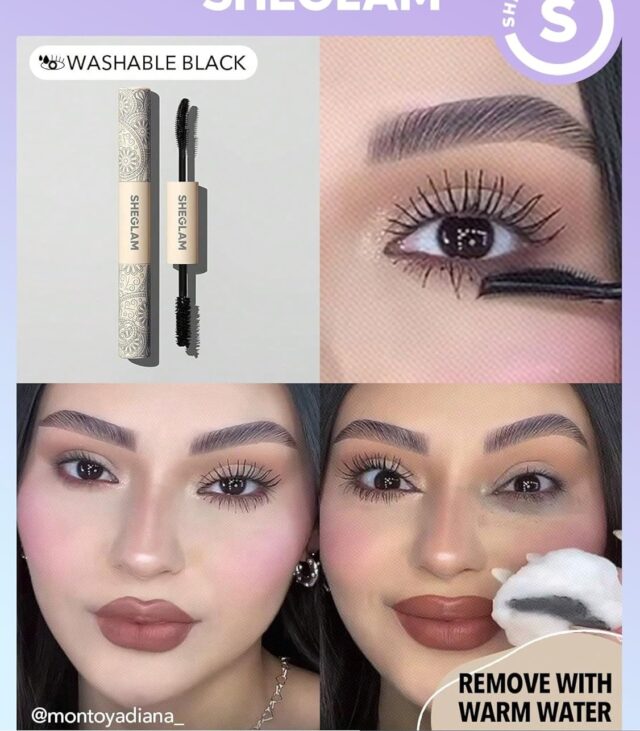 SHEGLAM 2-In-1 Black Volume & Length Washable Mascara - Image 3