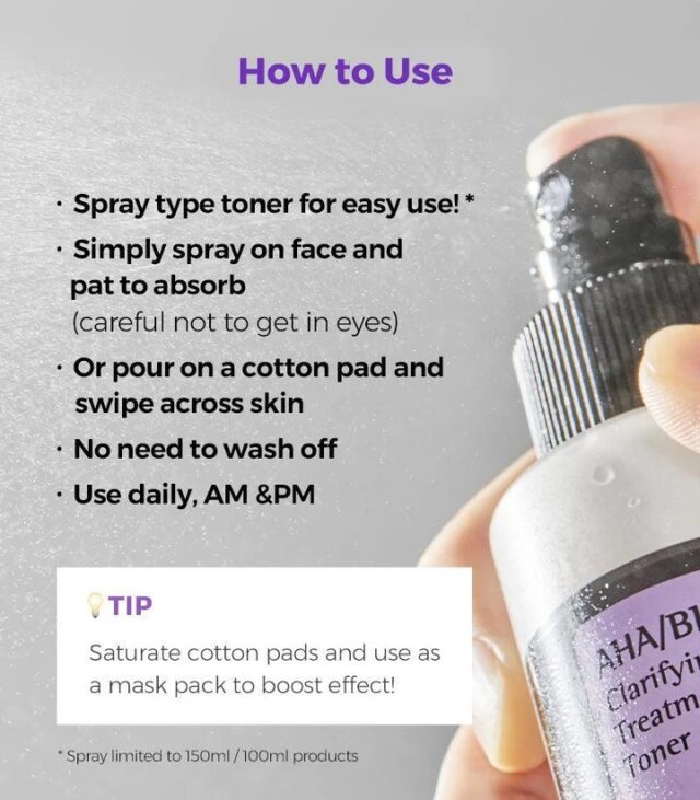 COSRX AHA/BHA Clarifying Treatment Toner - Image 5