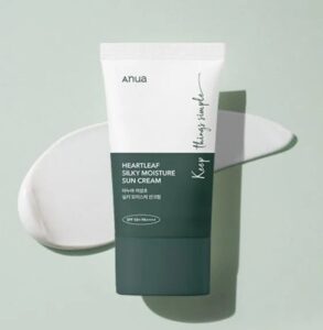ANUA HEARTLEAF SILKY MOISTURE SUNSCREEN